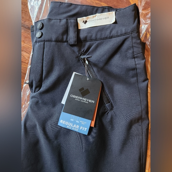NWT Obermeyer Women's Ski Pant Black Size 10, 10k waterproofing - Picture 6 of 7